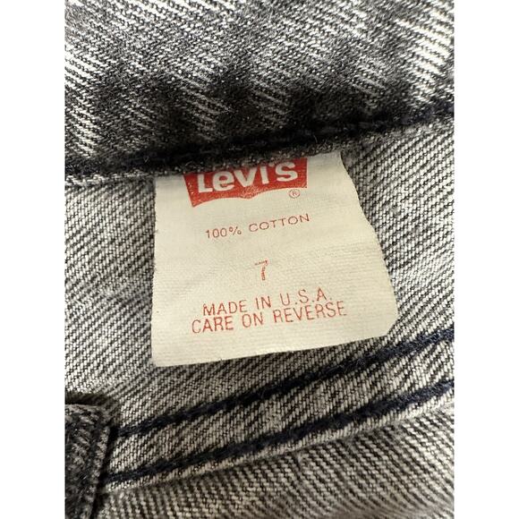 Vintage Levi's Jeans Women 7 (FITS 25x30) Denim 17501 Button Fly 501 High Rise - Picture 14 of 16